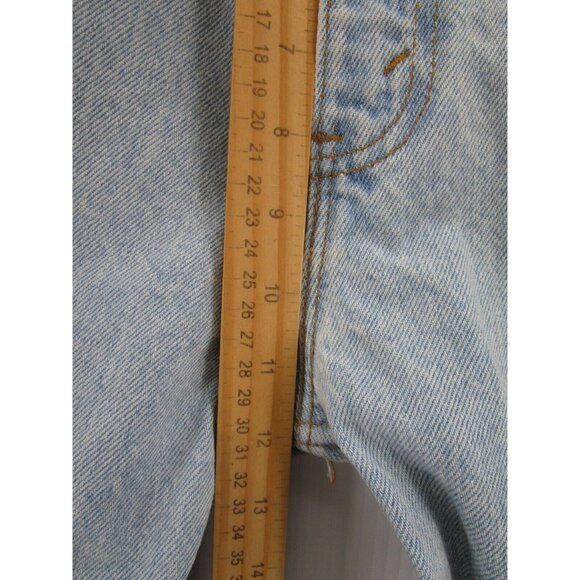VINTAGE Levis 521 Jeans 10 Mom Tapered Leg Red Tab Logo 90s Preppy - Picture 4 of 12